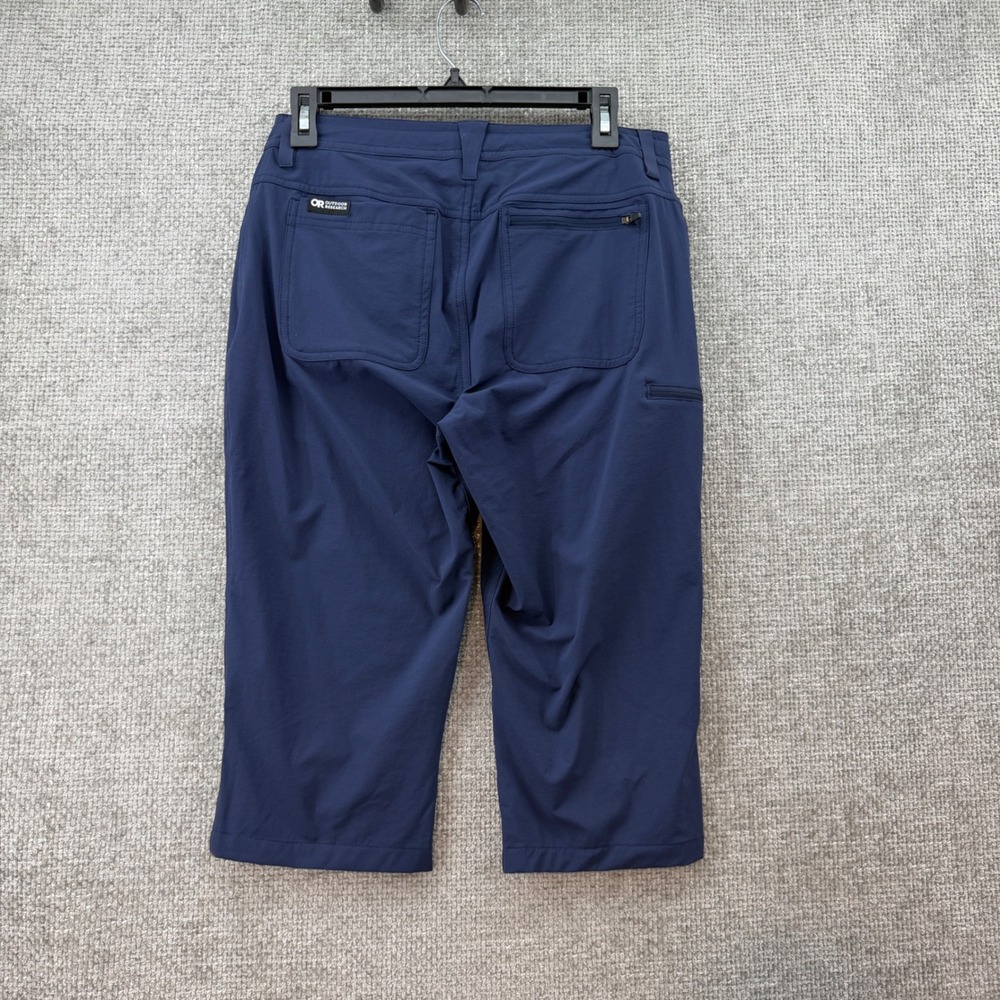 Outdoor Research Ferrosi Capris Women Size 6 Naval Blue Hiking UPF‎ 50+ Active - Picture 2 of 12